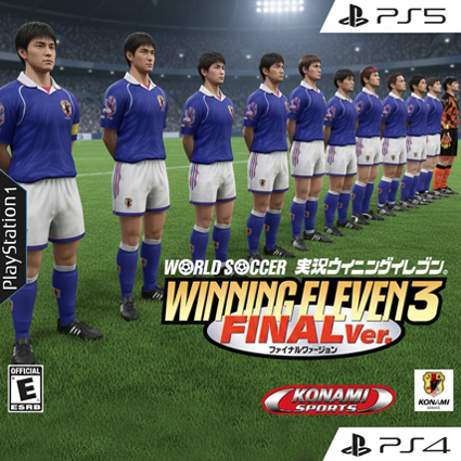 World Soccer Winning Eleven 3 (PS1 TO PS4+PS5)